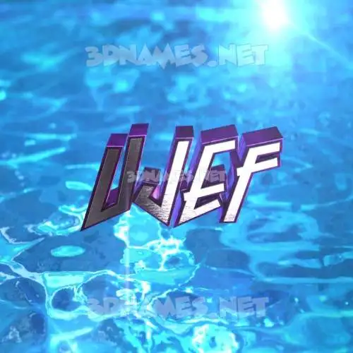 ujef in Water 2015 style - 3D name wallpaper ujef in Water 2015 style - 3D name wallpaper
