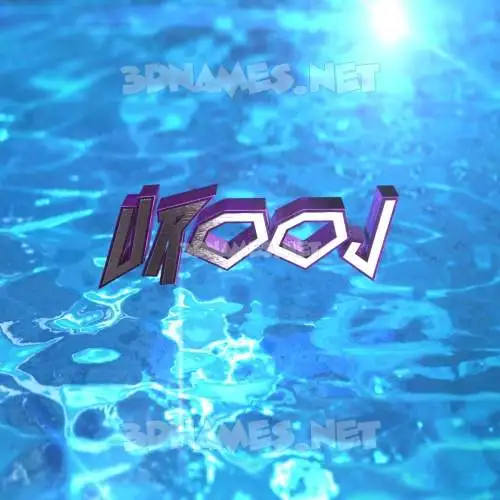urooj in Water 2015 style - 3D name wallpaper urooj in Water 2015 style - 3D name wallpaper