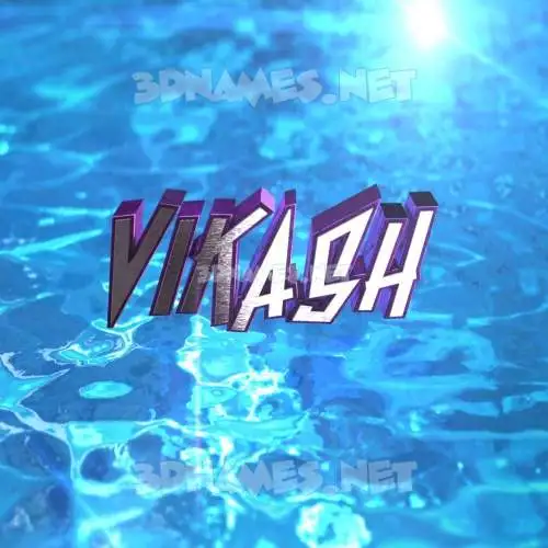 vikash in Water 2015 style - 3D name wallpaper vikash in Water 2015 style - 3D name wallpaper