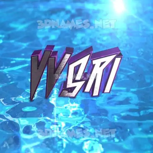 vvsri in Water 2015 style - 3D name wallpaper vvsri in Water 2015 style - 3D name wallpaper