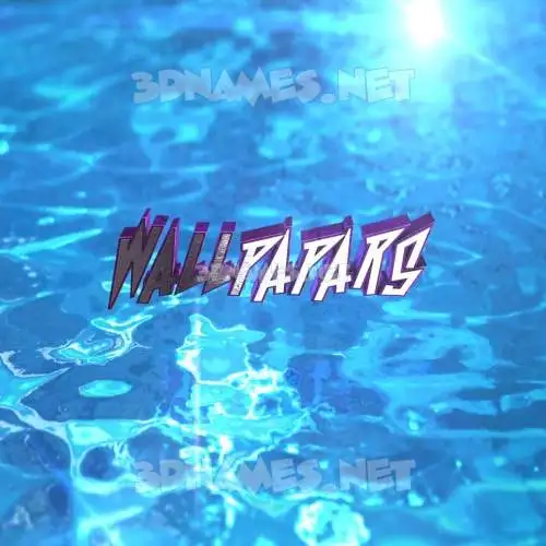 wallpapars in Water 2015 style - 3D name wallpaper wallpapars in Water 2015 style - 3D name wallpaper