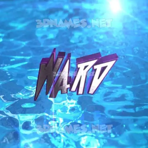 ward in Water 2015 style - 3D name wallpaper ward in Water 2015 style - 3D name wallpaper