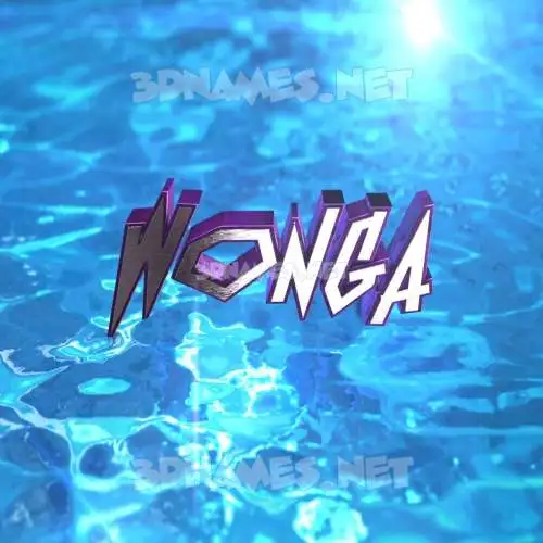 wonga in Water 2015 style - 3D name wallpaper wonga in Water 2015 style - 3D name wallpaper