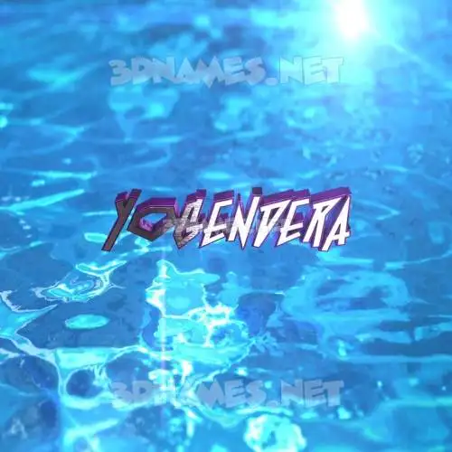 yogendera in Water 2015 style - 3D name wallpaper
