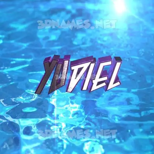 yudiel in Water 2015 style - 3D name wallpaper yudiel in Water 2015 style - 3D name wallpaper