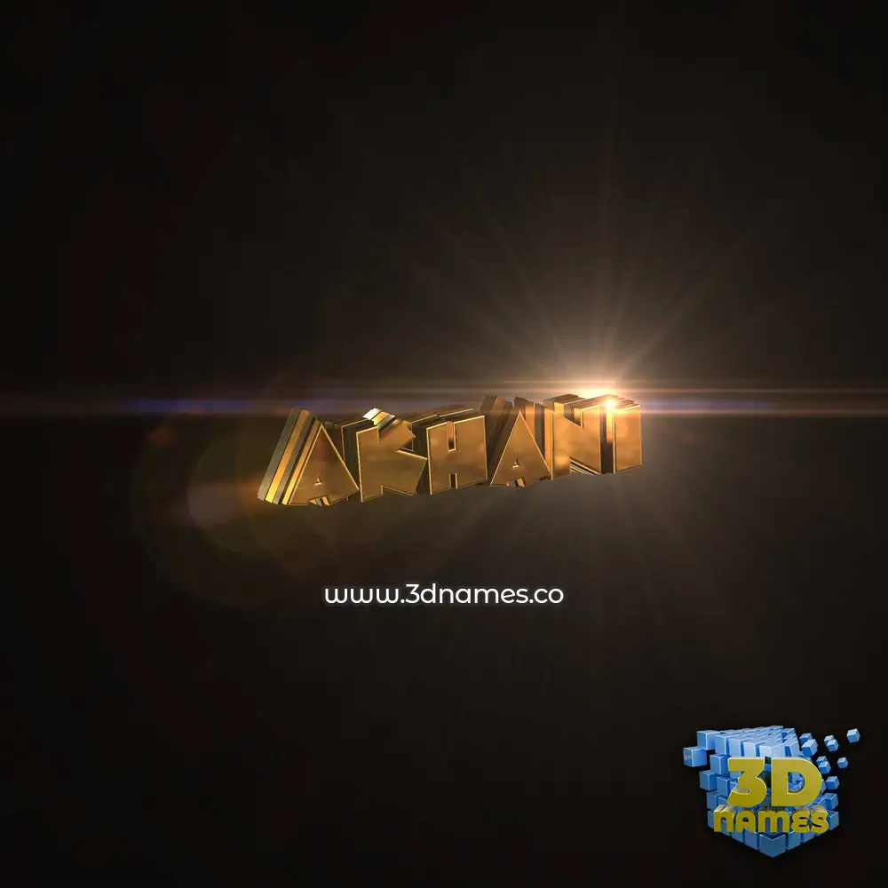 akhani in Golden Sparkle style - 3D name wallpaper akhani in Golden Sparkle style - 3D name wallpaper