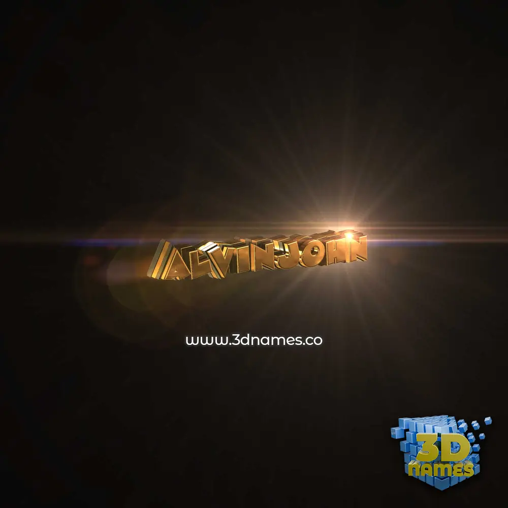 alvinjohn in Golden Sparkle style - 3D name wallpaper alvinjohn in Golden Sparkle style - 3D name wallpaper