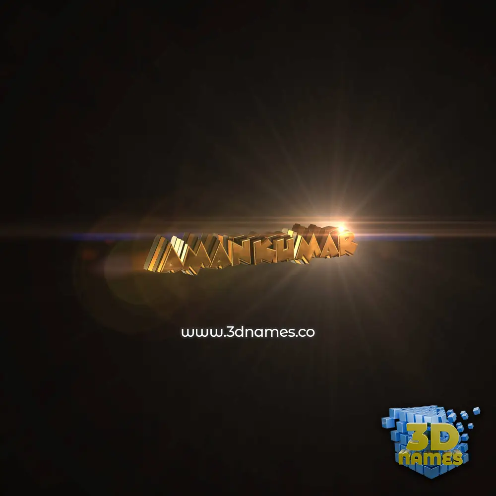 amankumar in Golden Sparkle style - 3D name wallpaper amankumar in Golden Sparkle style - 3D name wallpaper