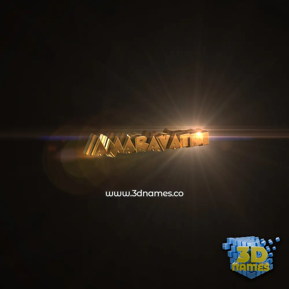 amaravathi in Golden Sparkle style - 3D name wallpaper amaravathi in Golden Sparkle style - 3D name wallpaper