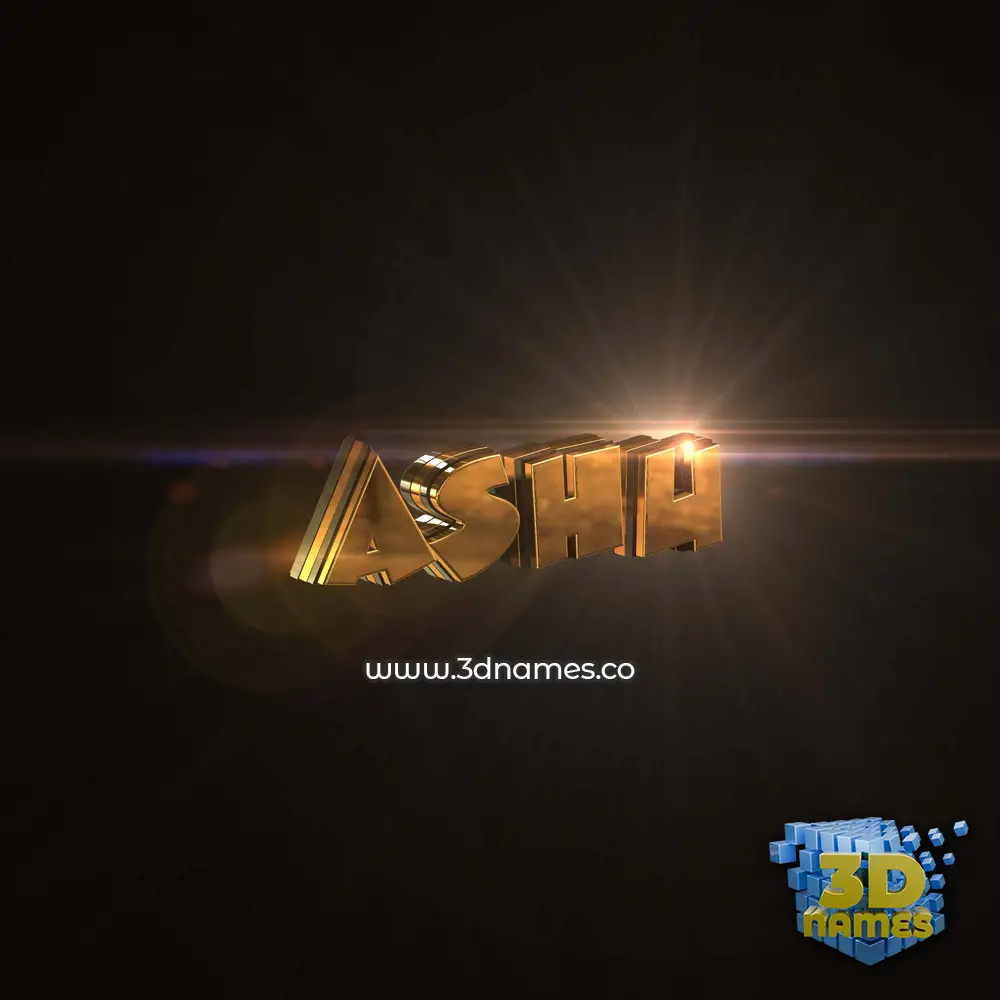 ashu in Golden Sparkle style - 3D name wallpaper ashu in Golden Sparkle style - 3D name wallpaper