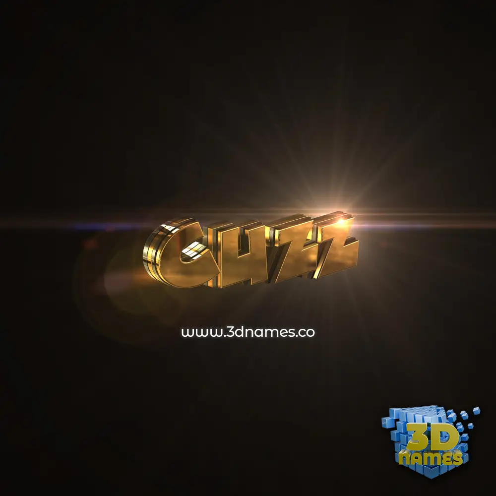 cuzz in Golden Sparkle style - 3D name wallpaper cuzz in Golden Sparkle style - 3D name wallpaper