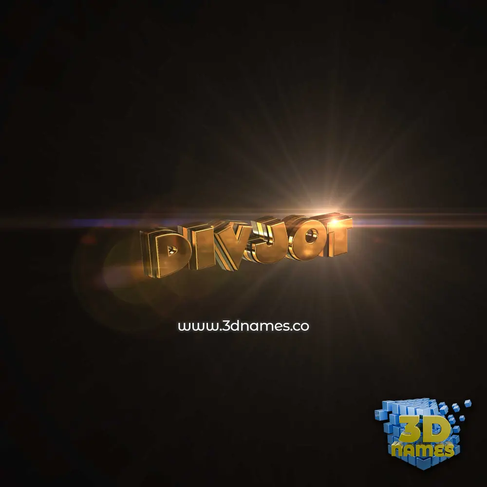 divjot in Golden Sparkle style - 3D name wallpaper divjot in Golden Sparkle style - 3D name wallpaper