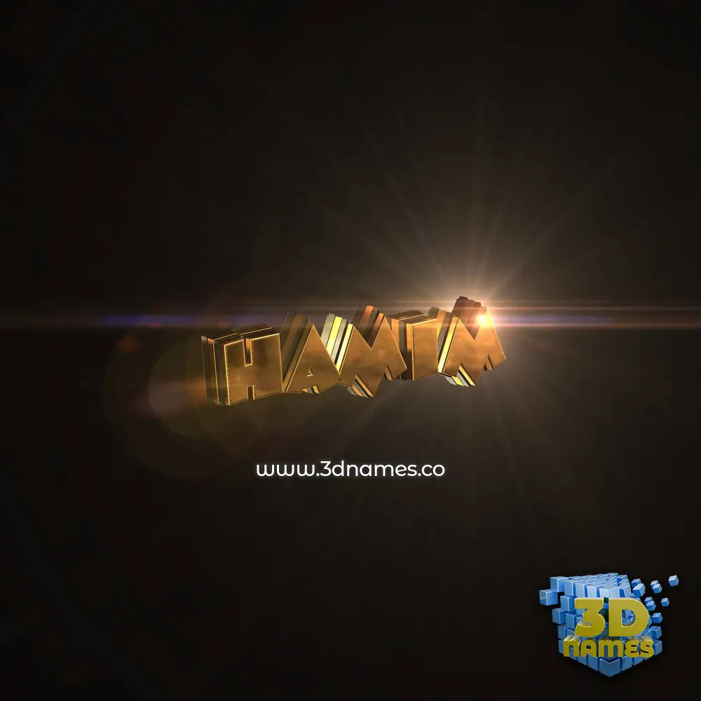 hamim in Golden Sparkle style - 3D name wallpaper hamim in Golden Sparkle style - 3D name wallpaper