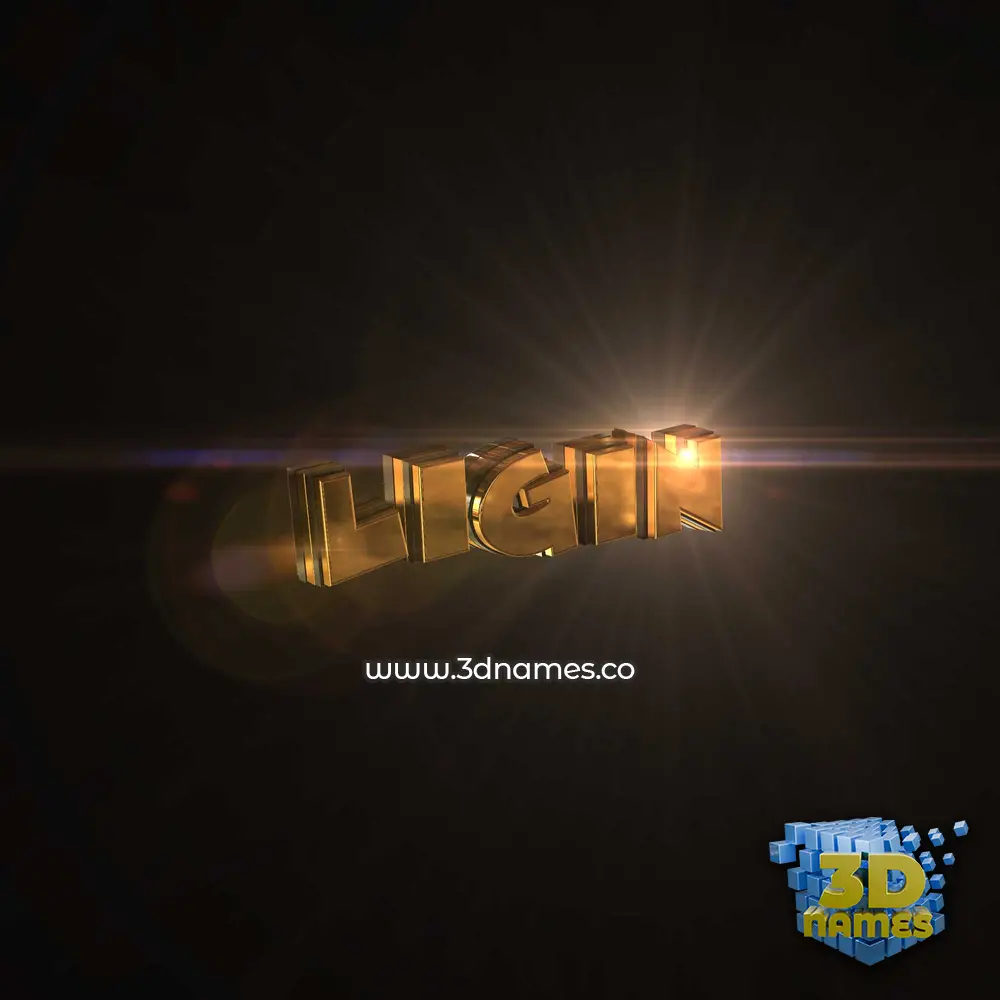 ligin in Golden Sparkle style - 3D name wallpaper ligin in Golden Sparkle style - 3D name wallpaper