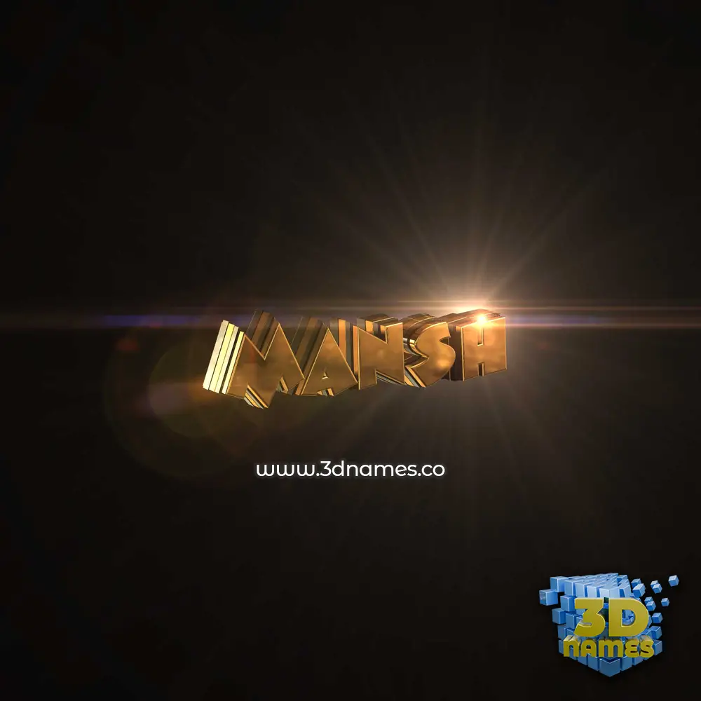 mansh in Golden Sparkle style - 3D name wallpaper mansh in Golden Sparkle style - 3D name wallpaper