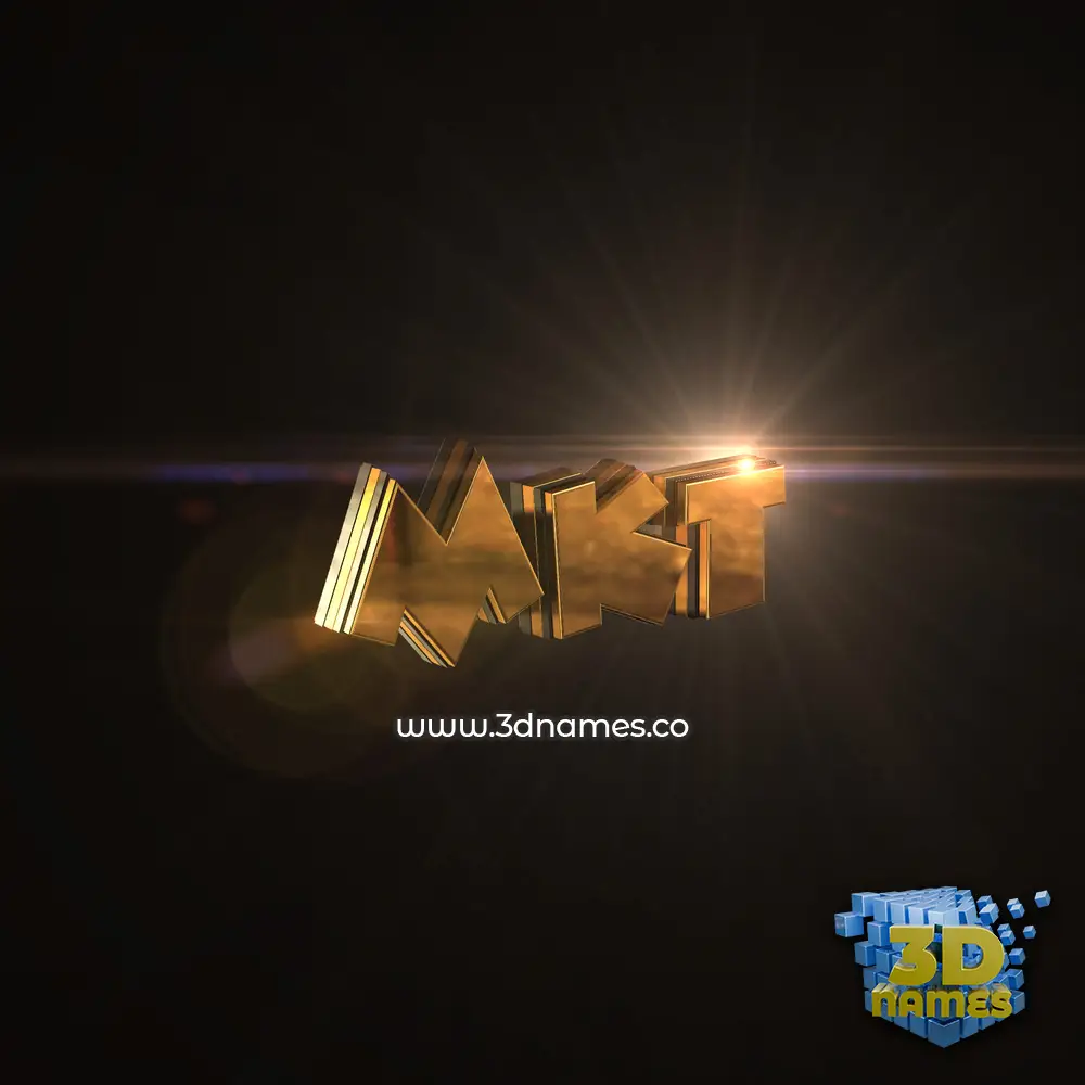 mkt in Golden Sparkle style - 3D name wallpaper mkt in Golden Sparkle style - 3D name wallpaper