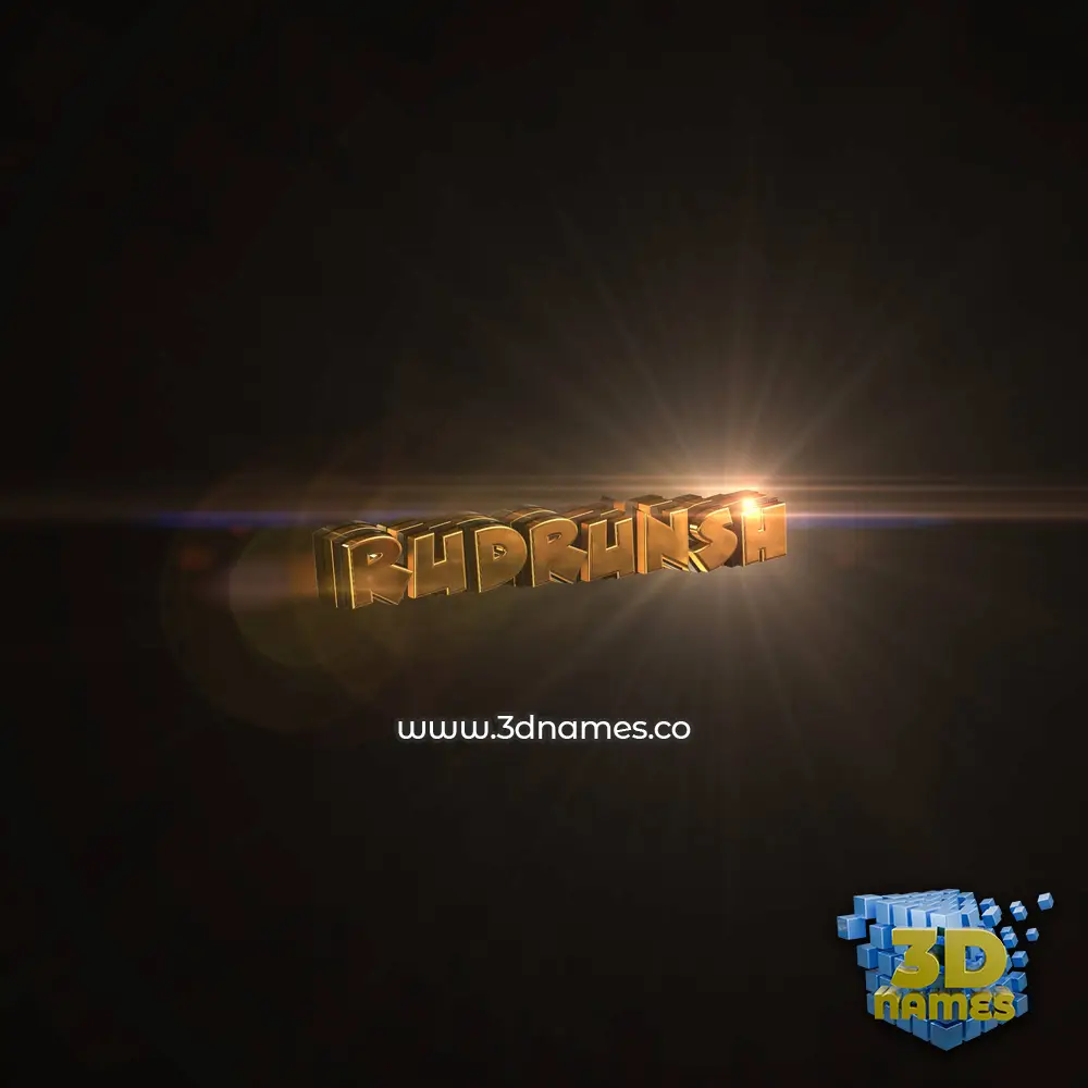 rudrunsh in Golden Sparkle style - 3D name wallpaper rudrunsh in Golden Sparkle style - 3D name wallpaper