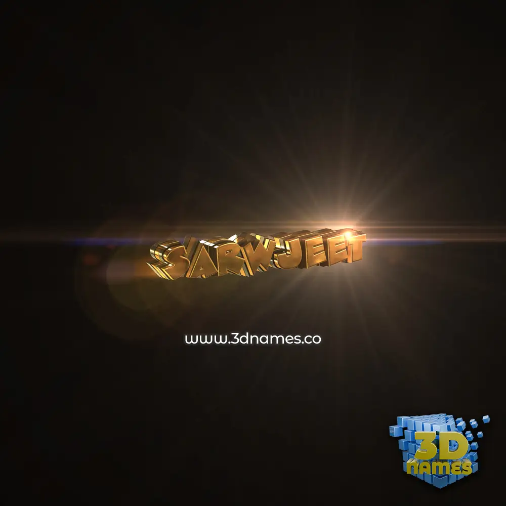 sarwjeet in Golden Sparkle style - 3D name wallpaper sarwjeet in Golden Sparkle style - 3D name wallpaper