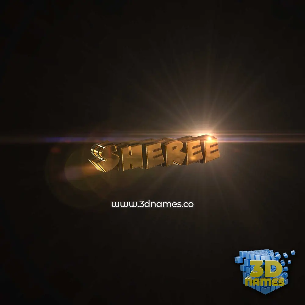 sheree in Golden Sparkle style - 3D name wallpaper sheree in Golden Sparkle style - 3D name wallpaper