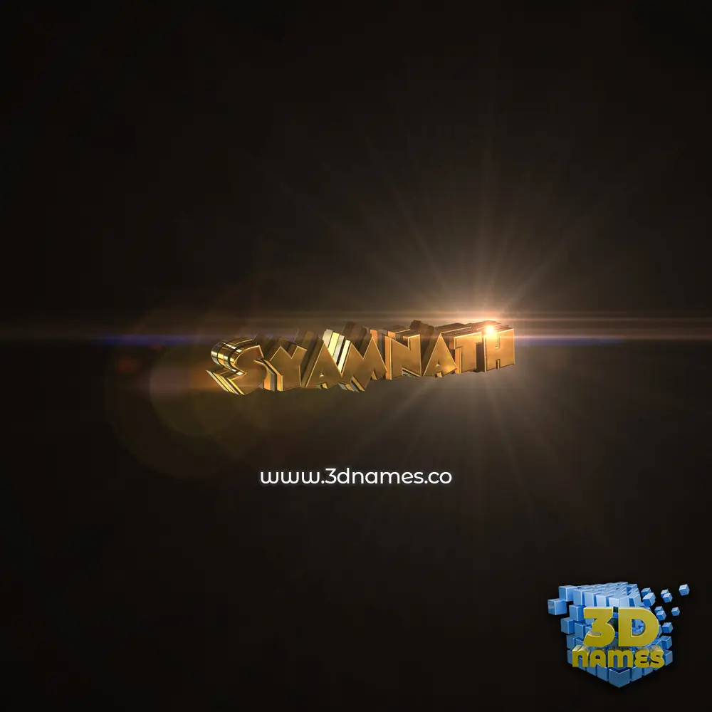 syamnath in Golden Sparkle style - 3D name wallpaper syamnath in Golden Sparkle style - 3D name wallpaper