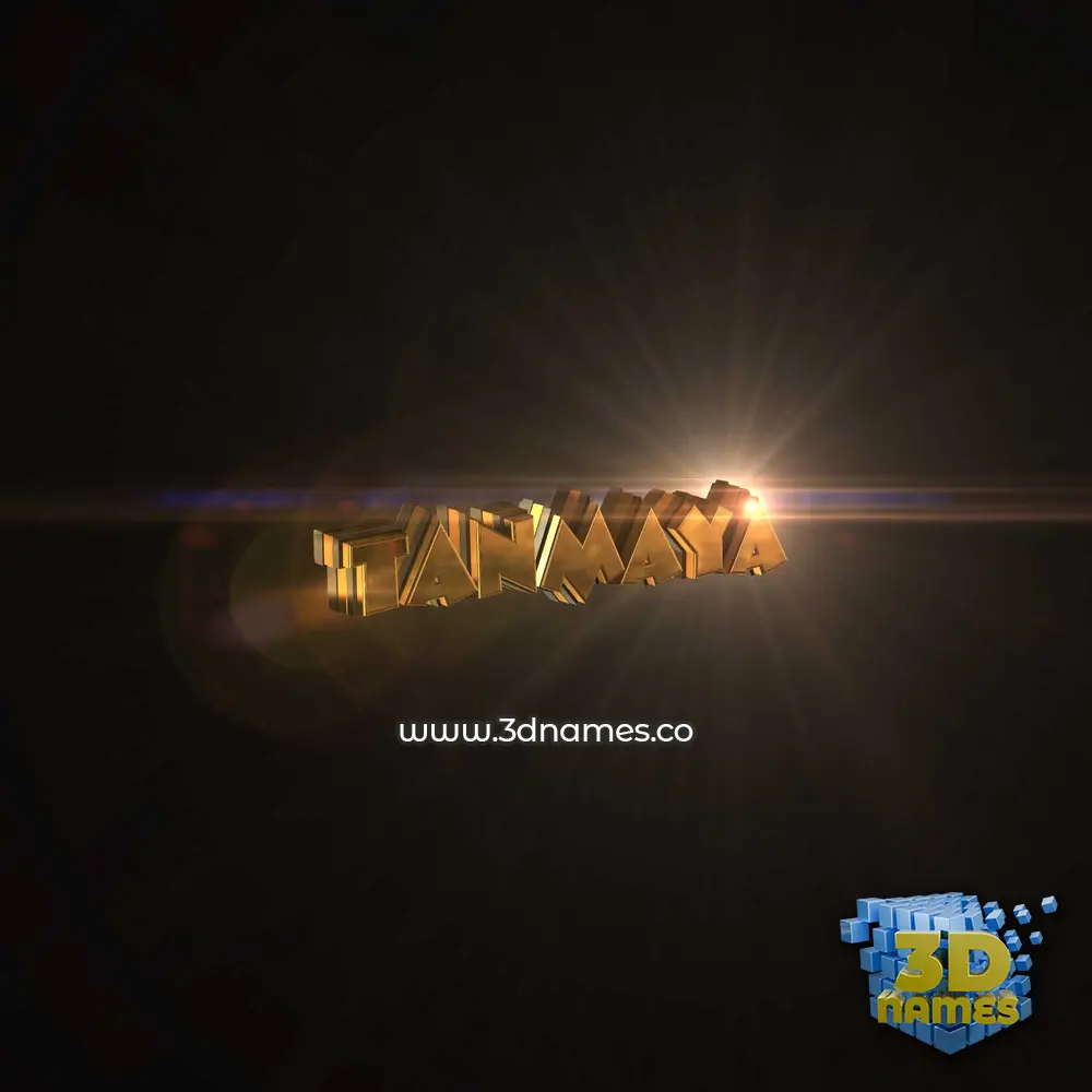 tanmaya in Golden Sparkle style - 3D name wallpaper tanmaya in Golden Sparkle style - 3D name wallpaper