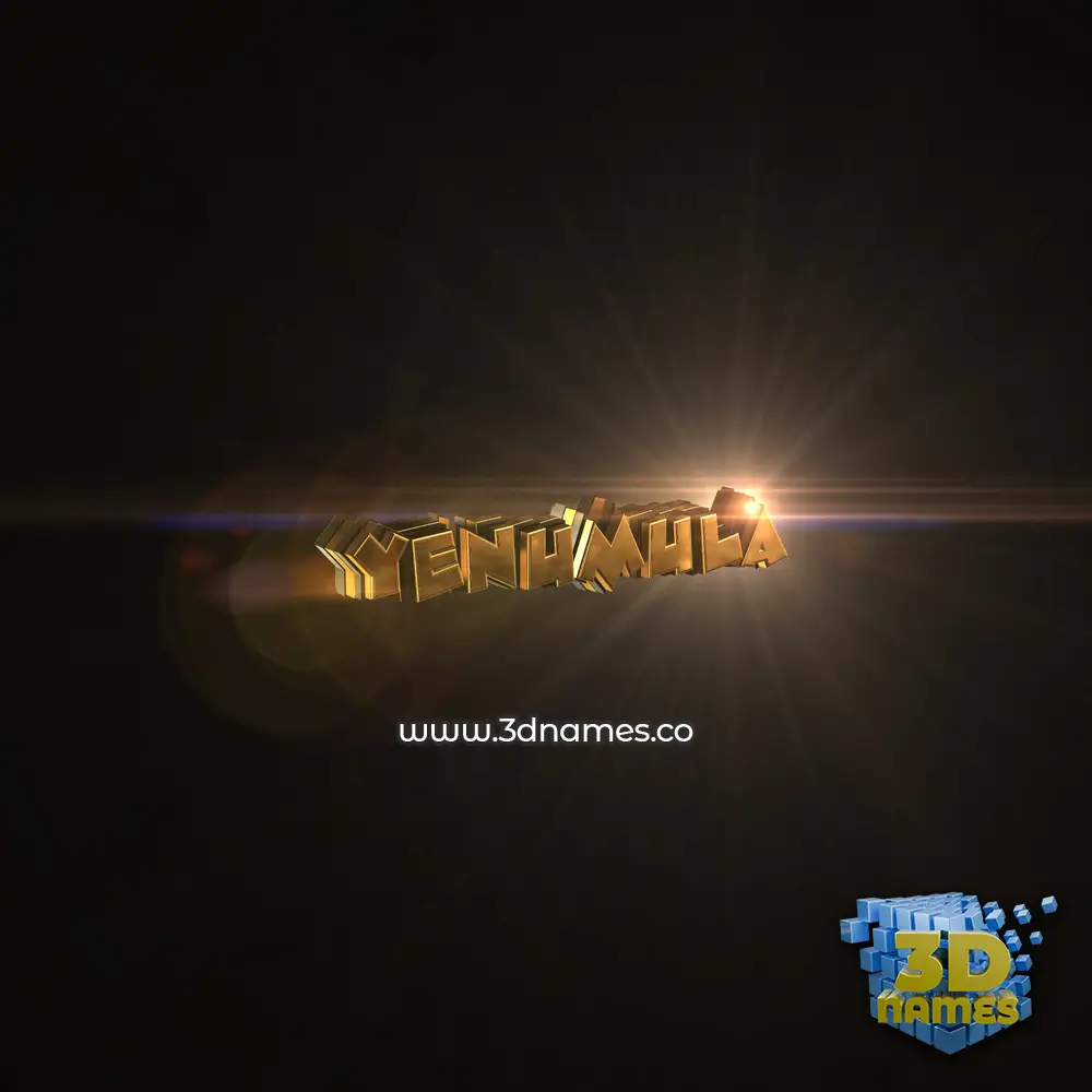 yenumula in Golden Sparkle style - 3D name wallpaper yenumula in Golden Sparkle style - 3D name wallpaper