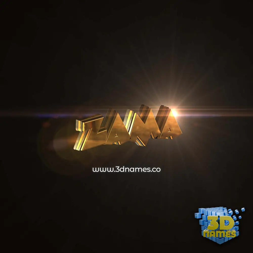 zama in Golden Sparkle style - 3D name wallpaper zama in Golden Sparkle style - 3D name wallpaper