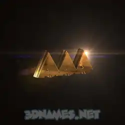 aaa in Golden Sparkle style - 3D name wallpaper