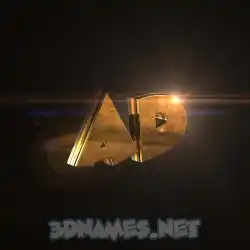 ad in Golden Sparkle style - 3D name wallpaper