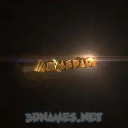 ahmedali in Golden Sparkle style - 3D name wallpaper