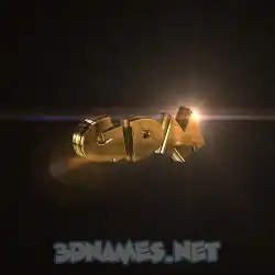 gdm in Golden Sparkle style - 3D name wallpaper