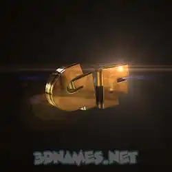 gf in Golden Sparkle style - 3D name wallpaper