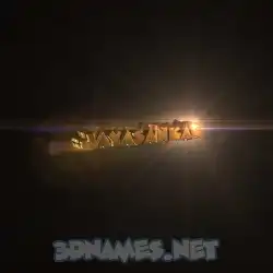 jayasankar in Golden Sparkle style - 3D name wallpaper