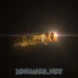 laima in Golden Sparkle style - 3D name wallpaper