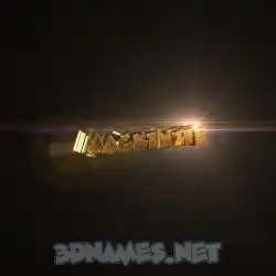 mackinzie in Golden Sparkle style - 3D name wallpaper