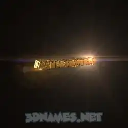 maneeshwirds in Golden Sparkle style - 3D name wallpaper