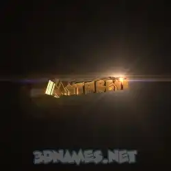 mythreyi in Golden Sparkle style - 3D name wallpaper