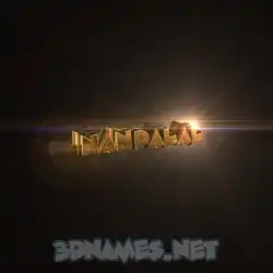 nandalal in Golden Sparkle style - 3D name wallpaper