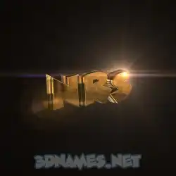 nrs in Golden Sparkle style - 3D name wallpaper