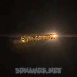 sullurupet in Golden Sparkle style - 3D name wallpaper