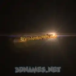 sullurupetbatch in Golden Sparkle style - 3D name wallpaper