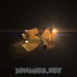 sy in Golden Sparkle style - 3D name wallpaper