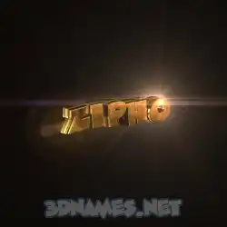 zipho in Golden Sparkle style - 3D name wallpaper