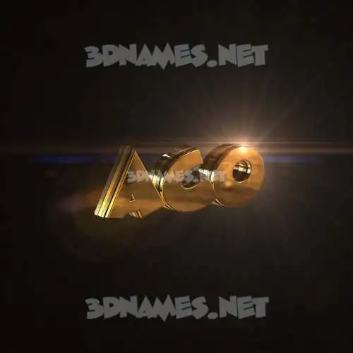 aco in Golden Sparkle style - 3D name wallpaper aco in Golden Sparkle style - 3D name wallpaper