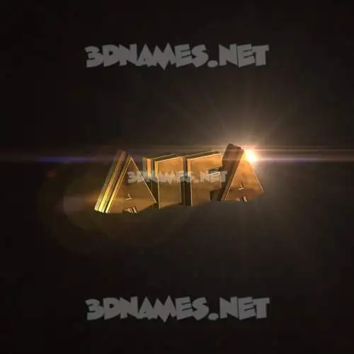 aifa in Golden Sparkle style - 3D name wallpaper aifa in Golden Sparkle style - 3D name wallpaper