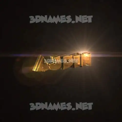 ajdin in Golden Sparkle style - 3D name wallpaper