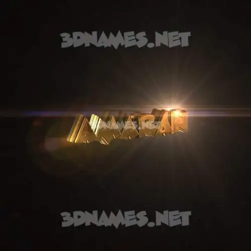 amaran in Golden Sparkle style - 3D name wallpaper amaran in Golden Sparkle style - 3D name wallpaper