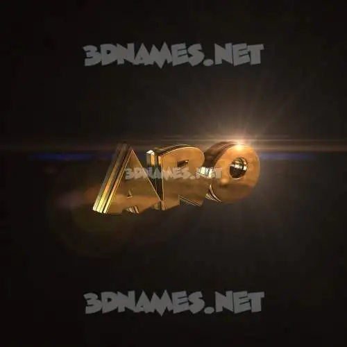 aro in Golden Sparkle style - 3D name wallpaper aro in Golden Sparkle style - 3D name wallpaper