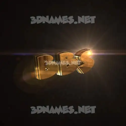 bbs in Golden Sparkle style - 3D name wallpaper
