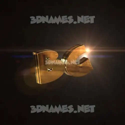 bc in Golden Sparkle style - 3D name wallpaper bc in Golden Sparkle style - 3D name wallpaper